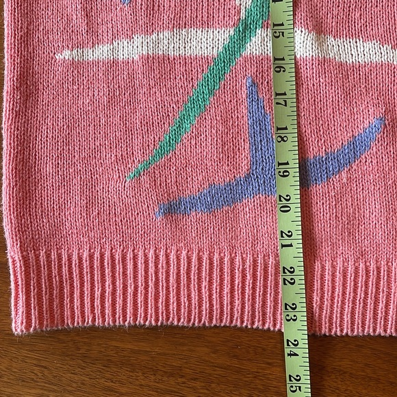 Crew neck cotton sleeveless sweater SZ Med - Picture 9 of 9